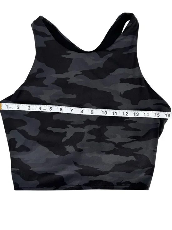 Athleta Conscious Crop D-DD+ Tank Black Camo Athleisure XL - Picture 4 of 7